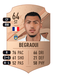 Yanis Begraoui Rare 64 OVR
