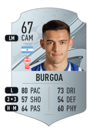 Valentín Burgoa Rare 67 OVR