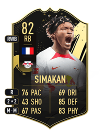 Mohamed Simakan Team of the Week 82 OVR
