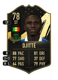 Moussa Djitté Team of the Week 78 OVR