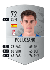 Pol Lozano Common 72 OVR