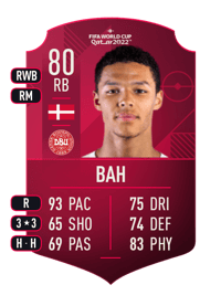 Alexander Bah World Cup Player 80 OVR