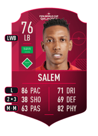 Hussain Salem World Cup Player 76 OVR