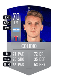 Facundo Colidio CONMEBOL SUDAMERICANA 70 OVR