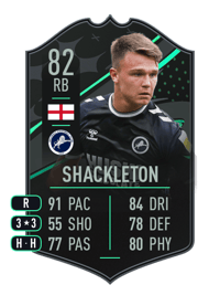Jamie Shackleton SQUAD FOUNDATIONS 82 OVR