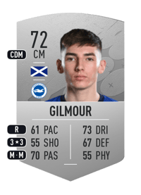 Billy Gilmour Common 72 OVR
