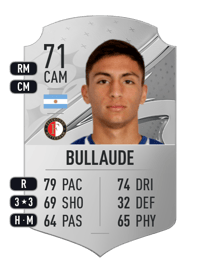 Ezequiel Bullaude Rare 71 OVR