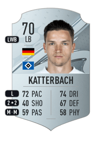 Noah Katterbach Rare 70 OVR