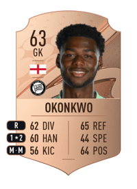 Arthur Okonkwo Rare 63 OVR