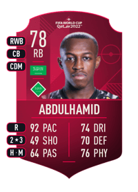 Saud Abdulhamid World Cup Player 78 OVR