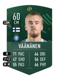Santeri Väänänen WILDCARD TOKEN 60 OVR