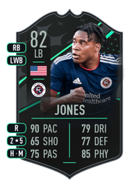 DeJuan Jones SQUAD FOUNDATIONS 82 OVR