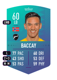 Josef Brian Baccay World Cup Swap Token 60 OVR