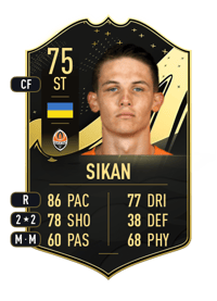 Danylo Sikan Team of the Week 75 OVR