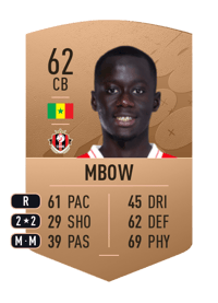 Moustapha Mbow Common 62 OVR