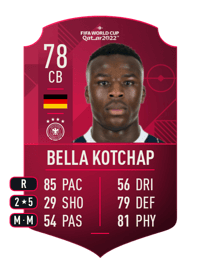 Armel Bella Kotchap World Cup Player 78 OVR