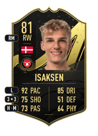 Gustav Isaksen Team of the Week 81 OVR