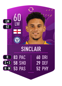 Tyrese Sinclair Future Stars Swaps Token 60 OVR