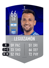 Aníbal Leguizamón CONMEBOL SUDAMERICANA 66 OVR