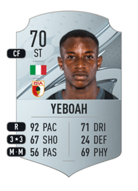 Kelvin Yeboah Rare 70 OVR