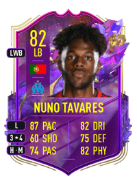 Nuno Tavares FUT Future Stars 82 OVR