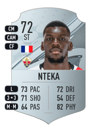 Randy Nteka Rare 72 OVR