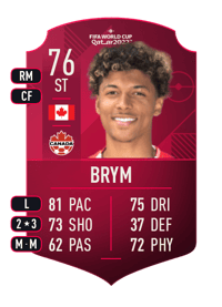 Charles-Andreas Brym World Cup Player 76 OVR