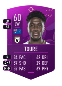 Al Hassan Toure Future Stars Swaps Token 60 OVR