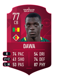 Aurélien Dawa World Cup Player 77 OVR