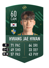 Hwang Jae Hwan WILDCARD TOKEN 60 OVR