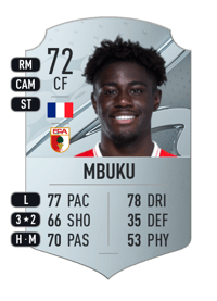 Nathanaël Mbuku Rare 72 OVR