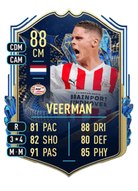 Joey Veerman Team of the Season 88 OVR