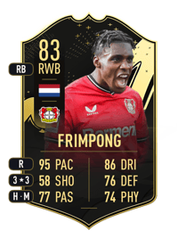 Jeremie Frimpong Team of the Week 83 OVR