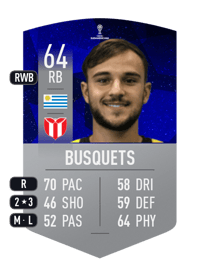 Ezequiel Busquets CONMEBOL SUDAMERICANA 64 OVR