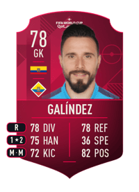 Hernán Galíndez World Cup Player 78 OVR