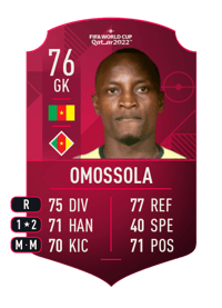 Simon Omossola World Cup Player 76 OVR