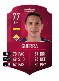 Franklin Guerra World Cup Player 77 OVR