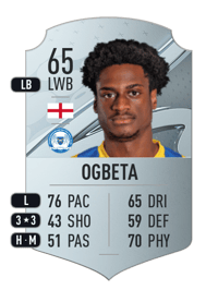 Nathanael Ogbeta Rare 65 OVR
