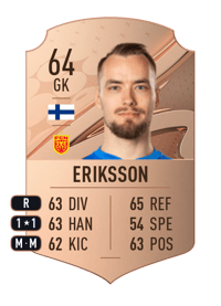 Carljohan Eriksson Rare 64 OVR