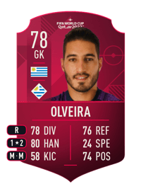 Gastón Olveira World Cup Player 78 OVR
