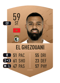 Mourad Daoudi El Ghezouani Common 59 OVR