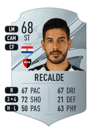 Jorge Recalde Rare 68 OVR