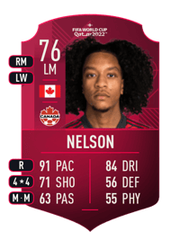 Jayden Nelson World Cup Player 76 OVR