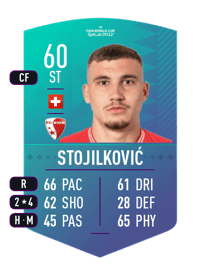 Filip Stojilković World Cup Swap Token 60 OVR
