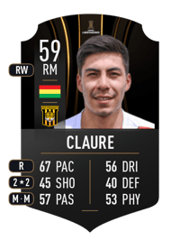 Sebastián Claure CONMEBOL LIBERTADORES 59 OVR
