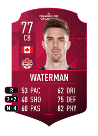 Joel Waterman World Cup Player 77 OVR
