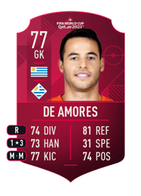 Guillermo De Amores World Cup Player 77 OVR