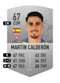 Martín Calderón Common 67 OVR