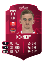 Scott Kennedy World Cup Player 77 OVR