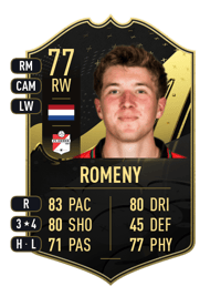 Ole Romeny Team of the Week 77 OVR